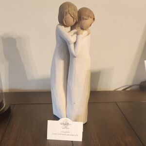 Willow Tree Chrysalis Sculpture - Cream and Brown